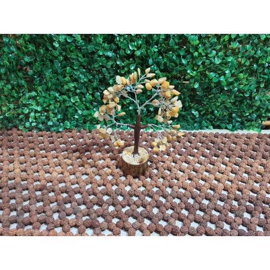 Yellow is Citrine CRYSTAL Tree and other is Calcite CRYSTAL Tree