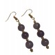 Amethyst CRYSTAL Beads Earrings
