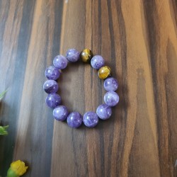 Amethyst with Tiger Eye Bracelet