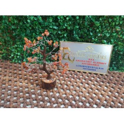 Carlenian Tree Carlenian CRYSTAL Tree with Carlenian CRYSTAL Chips with Wooden Base