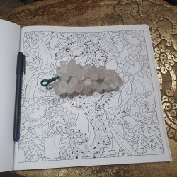 Clear Quartz CRYSTAL Wall Hanging/ Paperweight