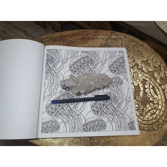 Clear Quartz CRYSTAL Wall Hanging/ Paperweight