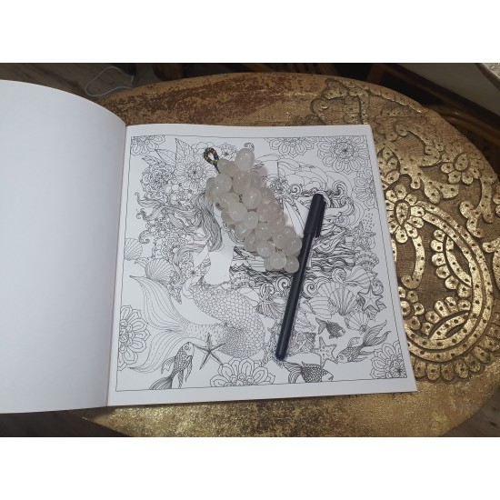 Clear Quartz CRYSTAL Wall Hanging/ Paperweight