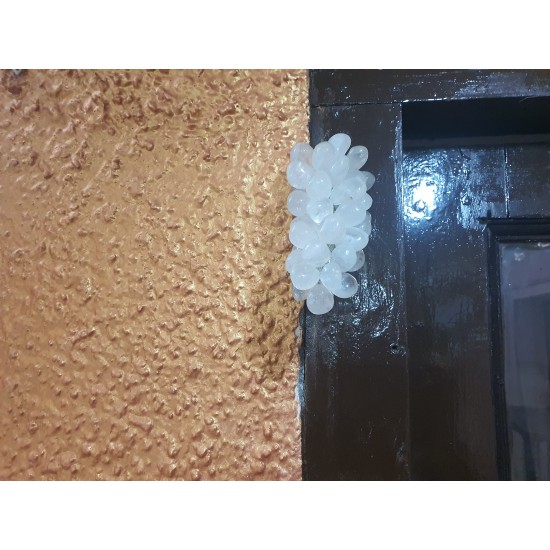 Clear Quartz CRYSTAL Wall Hanging/ Paperweight