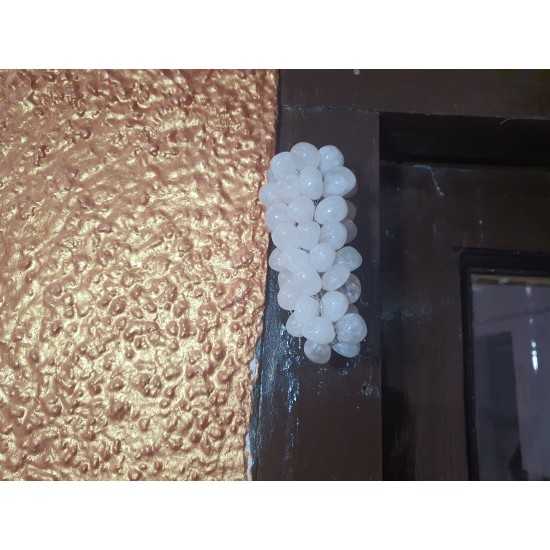 Clear Quartz CRYSTAL Wall Hanging/ Paperweight