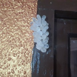 Clear Quartz CRYSTAL Wall Hanging/ Paperweight