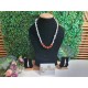 HOWLITE Crystal with Red Jasper Necklace with Earrings
