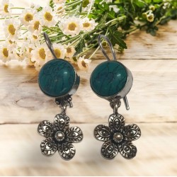 Malachite Earrings