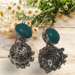 Malachite Earrings