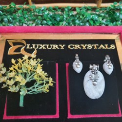 HOWLITE Crystal Pendant Sets 