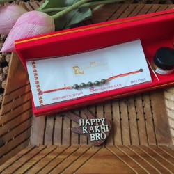 GIFT COMBO OFFER Pyrite CRYSTAL Rakhi and musk wax perfume