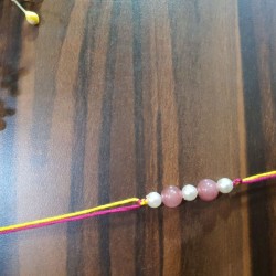 Strawberry CRYSTAL Rakhi With Pearl 