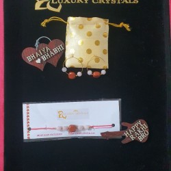 Rakhi For Brother and Earrings Gift for Bhabhi