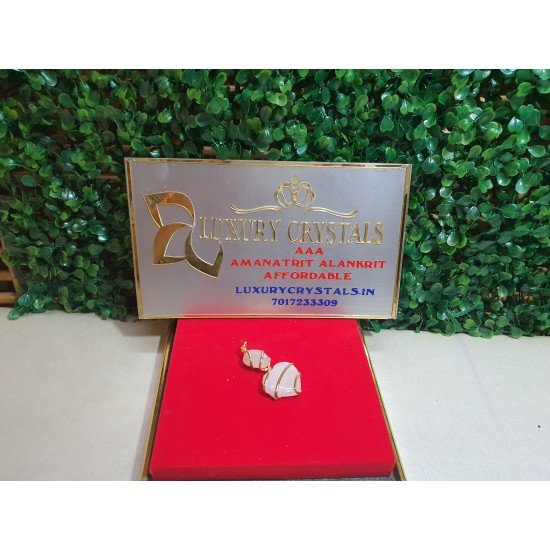 Rose quartz CRYSTAL Pendants