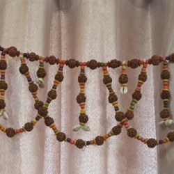 Real Rudraksh Toran / Bandhanwar/ Wall Hanging