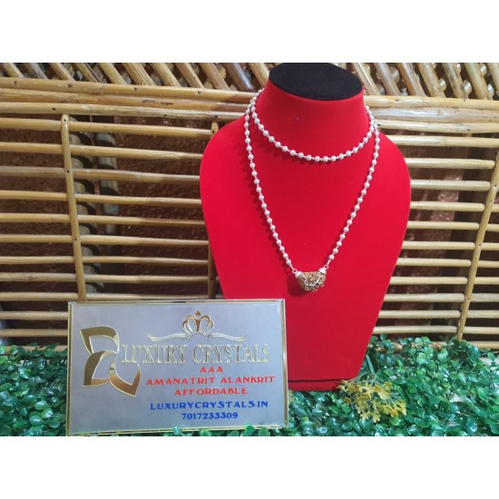 1 Mukhi Rudraksha with Silver Chain