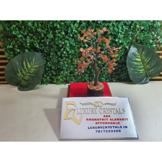 Carlenian CRYSTAL Tree with wooden base