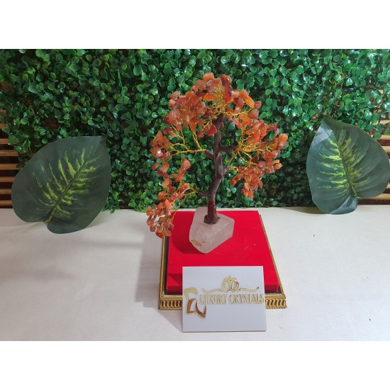  Carlenian CRYSTAL Tree with CLEAR QUARTZ Crystal base.