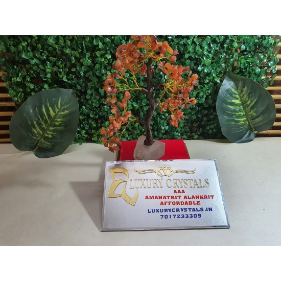  Carlenian CRYSTAL Tree with CLEAR QUARTZ Crystal base.