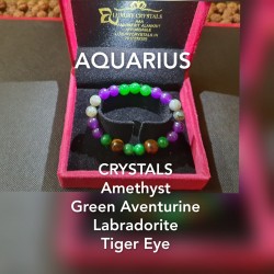Aquarius Crystal Bracelet